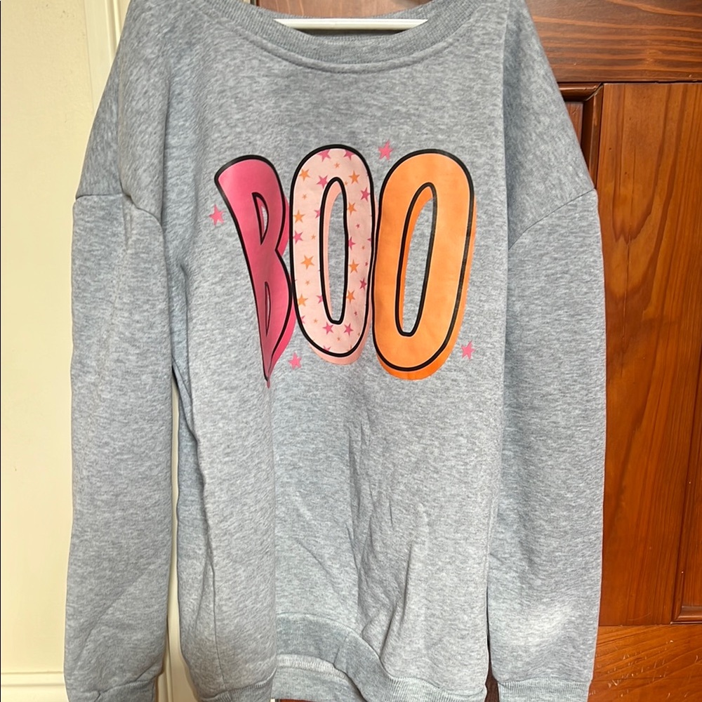 Gray Graphic Sweater